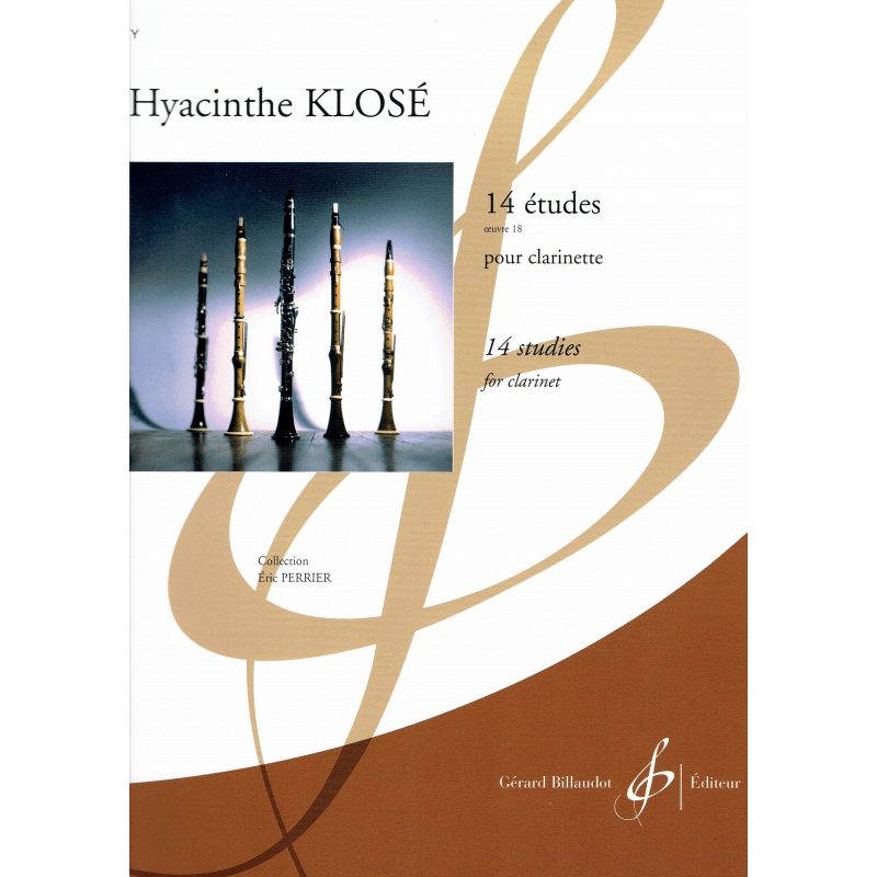 Klosé 14 Etudes op.18 chez BD Music
