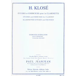 Klosé - Exercices Journaliers - clarinette