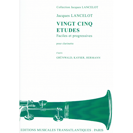 Lancelot - 25 studies - clarinet