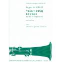 Lancelot - 25 studies - clarinet