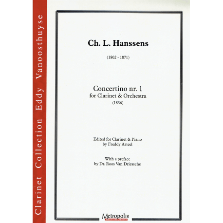 Hanssens - Concertino n°1 - clarinette et piano