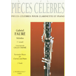 Fauré - Pieces célèbres - clarinet and piano