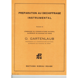 Gartenlaub - Préparation au déchiffrage - clarinette et sax