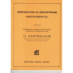 Gartenlaub - Preparation for reading - clarinet en saxophone