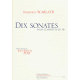 Scarlatti - 10 sonates - clarinette