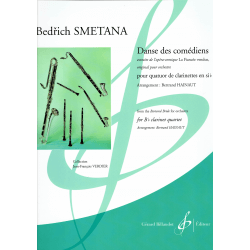 Smetana - Danse des comédiens  - 4 clarinettes
