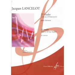 Lancelot - 21 Etudes - clarinette