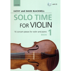 Blackwell - Solo time for violin - violon et piano (+CD)