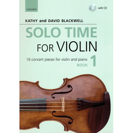 Blackwell - Solo time for violin - violon et piano (+CD)