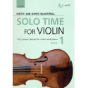Blackwell - Solo time for violin - violon et piano (+CD)