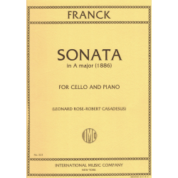 Franck - Sonate - cello en piano