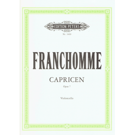 Franchomme - Caprice -violoncelle