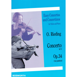 Rieding - Concerto en sol majeur op.34 - violon et piano