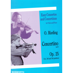 Rieding - Concerto en ré majeur op.25 - violon et piano