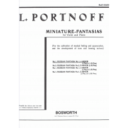 Portnoff - Fantaisie  Russe - violon et piano