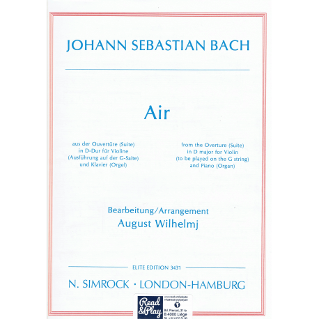 Bach - Aria - violin and piano