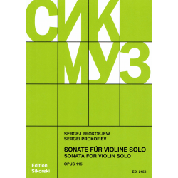 Prokofiev - Sonate op.115 - viool