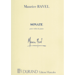 Ravel - Sonate - violon et piano