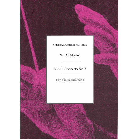 Mozart - simplify concerto n°2 - violin and piano