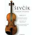 Sevcik - études préparatoires aux doubles cordes - violon