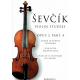 Sevcik - Ecole de la technique de l'archet - violon