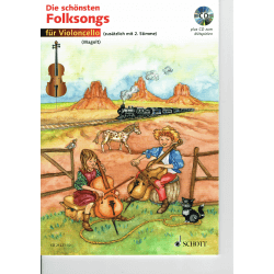 The most beautiful folk songs - 2 celllos (+ CD)