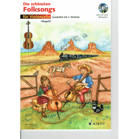 Les plus belles chansons populaires - 2 violoncelles (+CD)