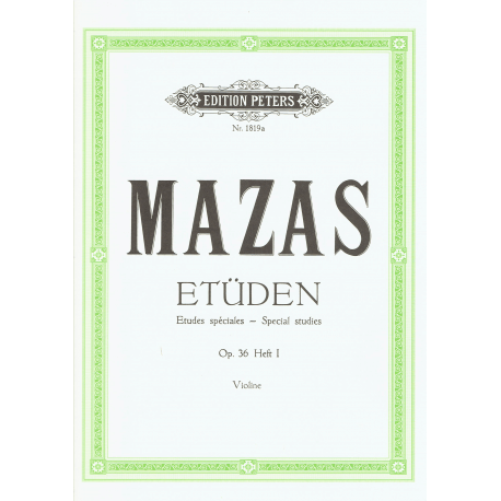 Mazas - studies - violin