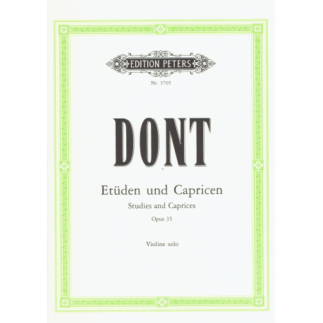 Dont - studies and caprices op.35 - violin