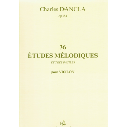 Dancla - 36 Etudes Mélodiques très faciles op.84 - (combre) - violon