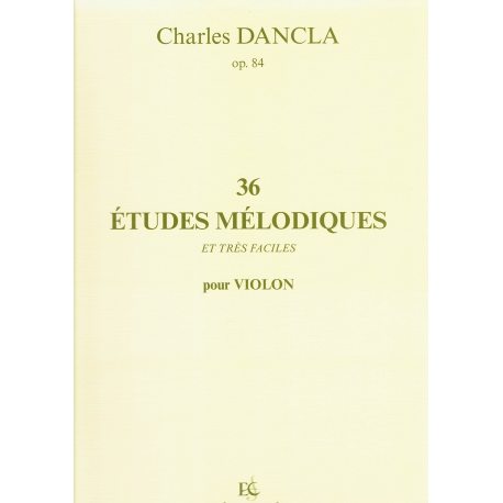 Dancla - 36 studies op.84 easy - (combre) - violin