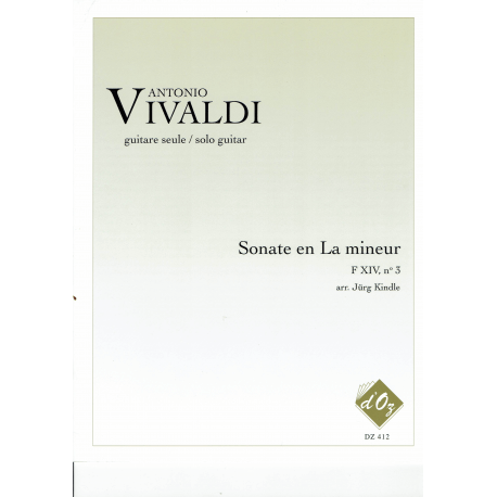 Sonate in A minor F XIV n°3 - Vivaldi - guitar