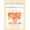 20 duos faciles - 18 &19 siècles - guitare