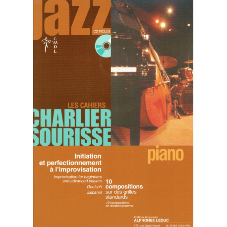 Charlier-Sourisse - Les cahiers du jazz - piano (+CD)