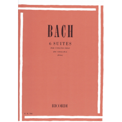 Bach - 6 Suites - Ricordi - violon