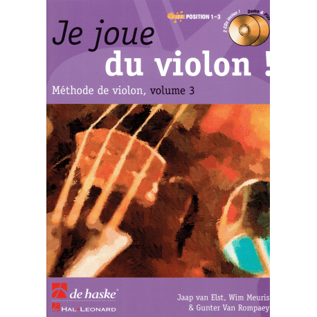 I play violin  book 3 (in french) (+CD)