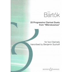 Bartok - 23 progressive duets - 2 clarinets