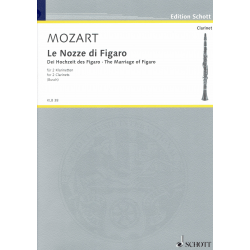 Mozart - Huwelijk van Figaro -  2 klarinetten