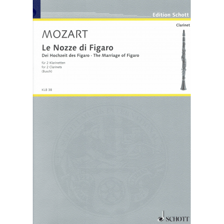 Mozart - Les noces de Figaro -  2 clarinettes