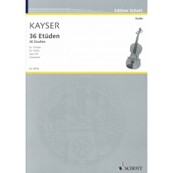 Kayser - 36 studies - violin