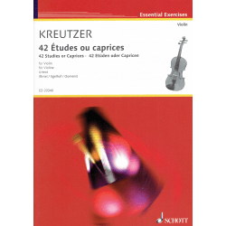 Kreutzer - 42 Etudes ou caprices  - violon