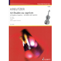 Kreutzer - 42  studies of caprices  - viool