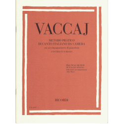Vaccaj - Practical method of italian singing - singer and piano ( italian/english)