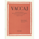 Vaccaj - Méthode musique de chambre - voix et piano ( italien/anglais)