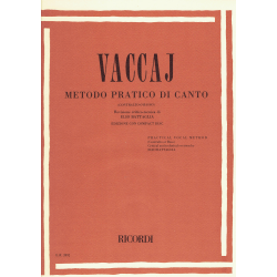 Vaccaj - Méthode de chant - voix et piano (anglais/italien) (+CD)