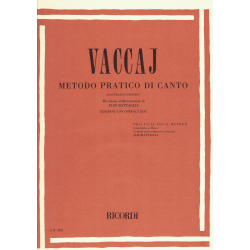 Vaccaj - Singing method - singer and piano (english/italian) (+CD)