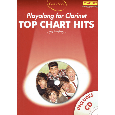 Guest spot - Top chart hits - clarinet (+CD)