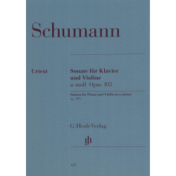 Schumann - Sonate A Minor  op.105 - viool en piano