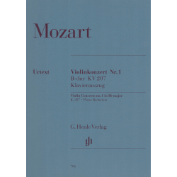 Mozart - Concerto 1 Si b Maj KV 207 - violon et piano