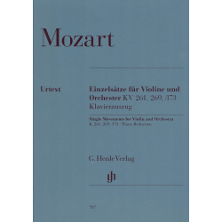 Mozart -Single  Movements - violin and piano
